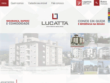 Tablet Screenshot of lucatta.com.br